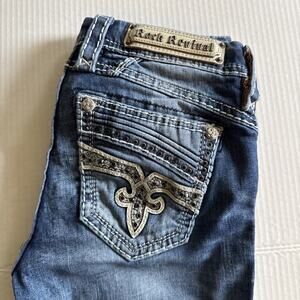 Rock Revival Calle Skinny Medium wash Denim Jeans Womens Juniors Size 27